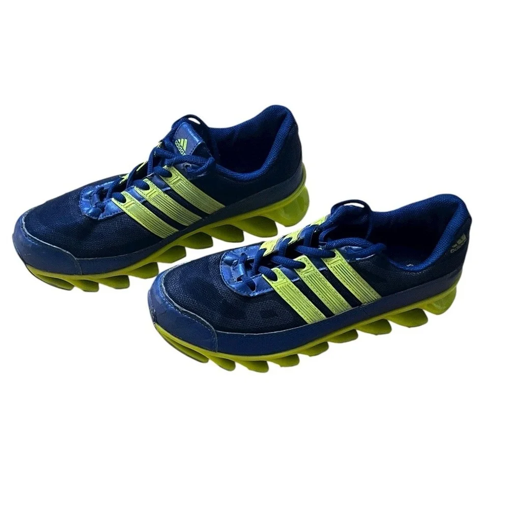 Adidas Men's Climawarm Running Shoes Neon‎ Blue G89687 Low Top Sneakers Size 8.5